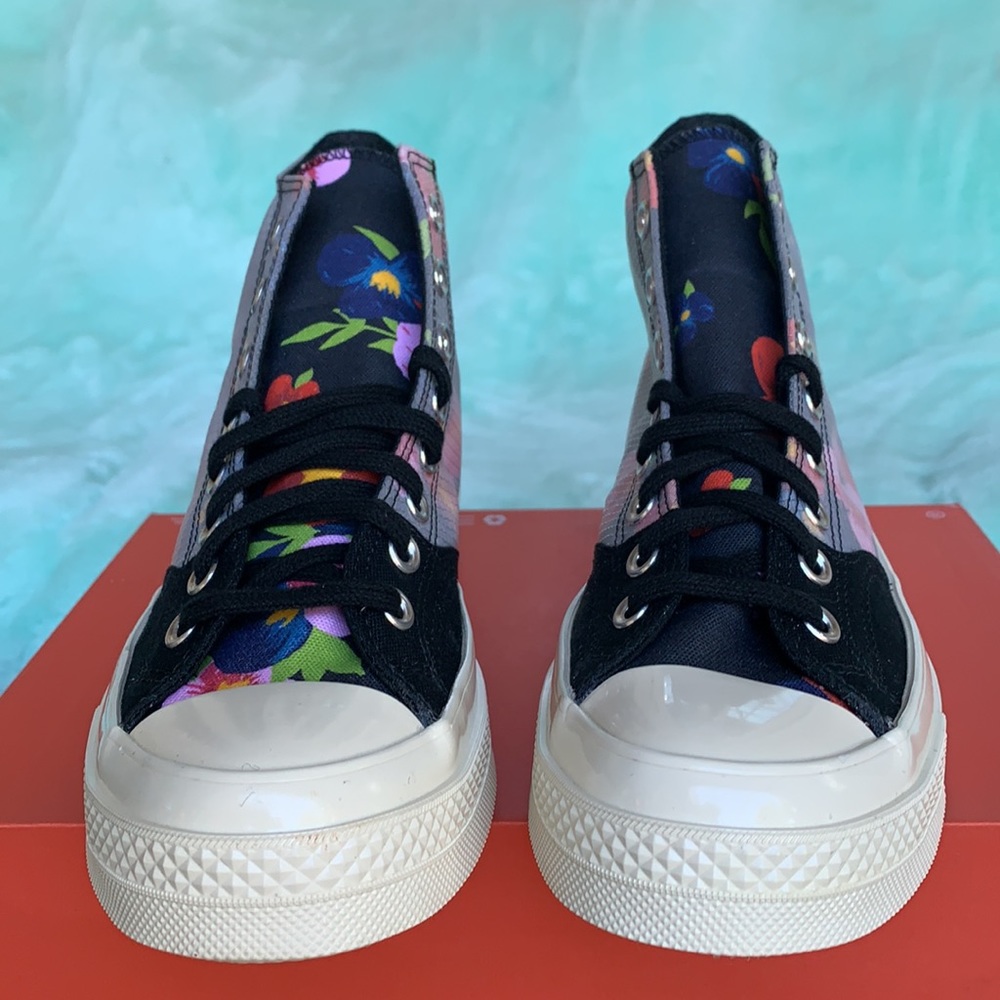 CONVERSE CHUCK 70 HI BLACK/EGRET/EGRET WMNS - Picture 8 of 16